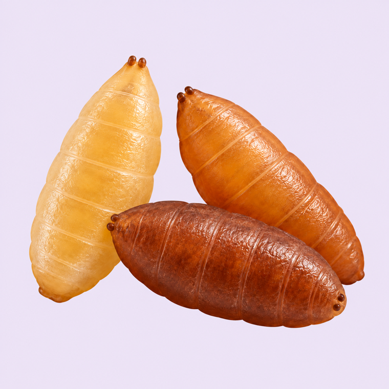 A fruit-fly pupa